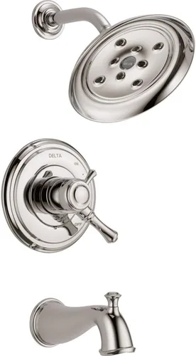 Miniatura 8 de Delta Faucet T17297-CZ Cassidy MultiChoice 17 Series - Moldura de ducha, bronce champán