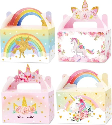 Miniatura 10 de 24 paquetes de cajas de regalo para fiesta de animales de granja, temática de granja, cajas de dulces para cumpleaños, bolsas de regalo de Navidad