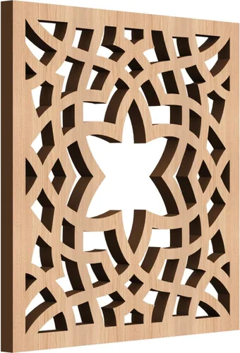 Miniatura 29 de París - Paneles de pared decorativos de madera con calado, extra pequeños, 7 3/8 pulgadas de ancho x 7 3/8 pulgadas de alto x 1/4 pulgadas de alto
