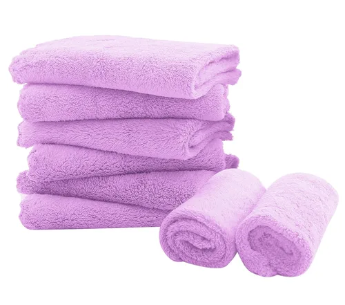 Miniatura 12 de Paquete de 8 pañitos grandes para bebés, de 20 por 10 pulgadas, son ultra absorbentes, se pueden lavar a mano, ideales para recién nacidos, toalla