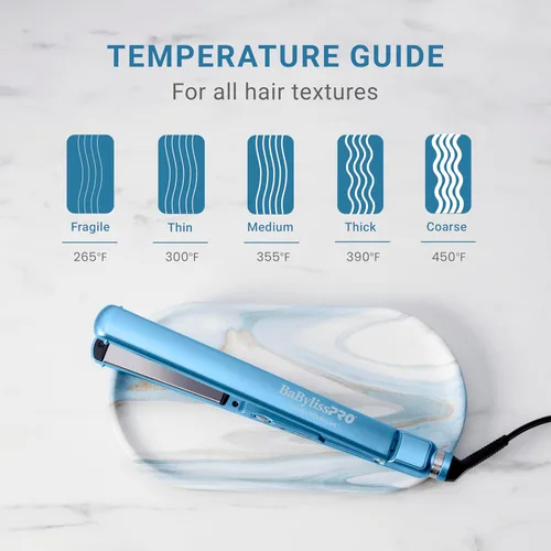 Miniatura 3 de BaBylissPRO Plancha plana ultrafina de 1 pulgada, plancha para el cabello, platos más cortos