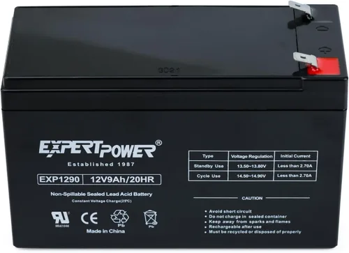Miniatura 4 de 12 V 9 Ah baterías ácidas selladas ExpertPower