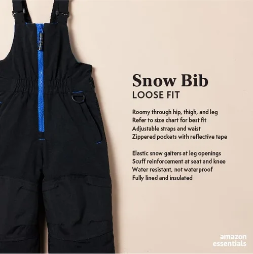 Miniatura 2 de Tienda Essentials Babero de nieve resistente al agua para niños y niños pequeños