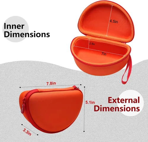 Miniatura 3 de LTGEM Estuche para gafas de seguridad Dewalt DPG82/DPG82-11/DPG82-11C/DPG82-11D/DPG82-21/DPG82-21C/DPG82-21D/DPG84 (Solo estuche)
