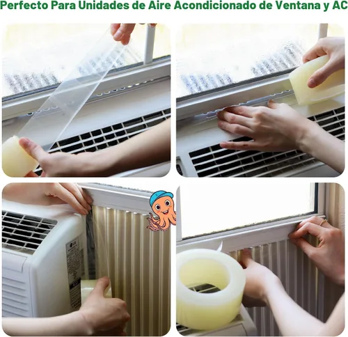 Miniatura 4 de ECOHomes Cinta de sellado para ventanas Cinta de sellado de clima de invierno para bloquear corrientes de aire frío a través de huecos de ventanas