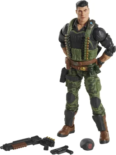 Hasbro G.I. Joe Classified Series Flint - Figura de acción coleccionable con múltiples accesorios, juguete prémium a escala 6 pulgadas, empaque con