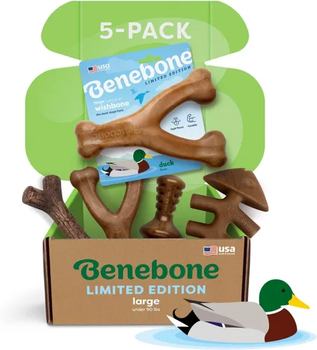 Miniatura 26 de Benebone - Paquete de 4 juguetes para masticar pequeños para perros agresivos, fabricados en Estados Unidos, para perros de 13.6 kg y menos