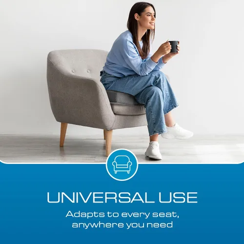 Miniatura 3 de Kolbs - Cojín reclinable extragrande Elegante funda de terciopelo de 2 tonos (solo asiento)
