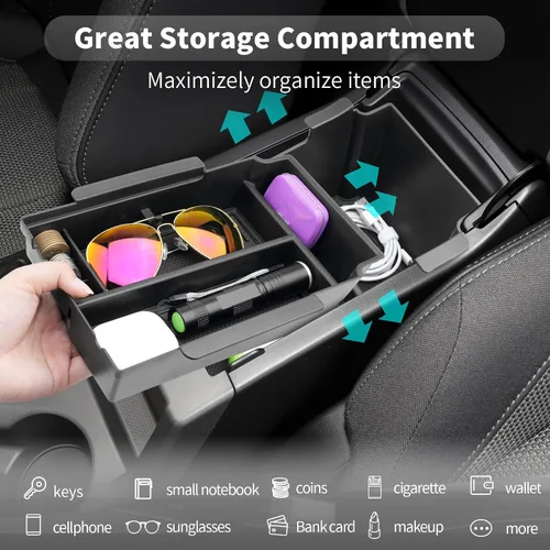 Miniatura 5 de CDEFG Bandeja organizadora de consola central Crosstrek 2024 2025 2026 para Subaru Crosstrek Hybrid Impreza 2024 2025 2026, accesorios para consola