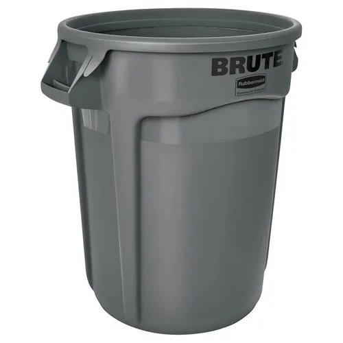 Miniatura 25 de Rubbermaid Commercial Products BRUTE - Bote de basura redondo resistente, 20 galones, azul, para paisajistas/sitios