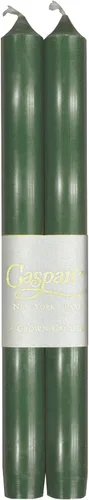 Miniatura 9 de Entertaining with Caspari velas, sin goteo, sin humo, sin perfume, 10 pulgadas, 2 unidades., Verde primavera