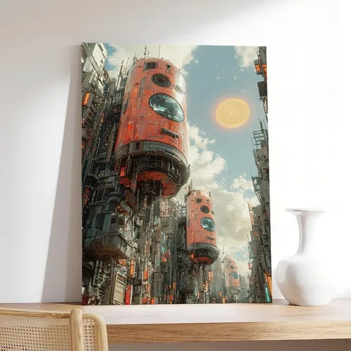Miniatura 7 de Retro Futuristic Aesthetic Poster – Dreamcore Y2K Wall Print – Trippy 90s Tech Vibes for Bedroom Decor Canvas Poster Wall Art Decor Print Picture
