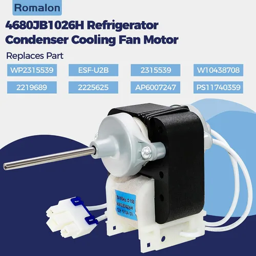 Miniatura 3 de Motor de ventilador de condensador de refrigerador 4680JB1026H de Appliancemate Fit para L-G reemplaza 680JB1026H PS3523107 1330001 AP4440743