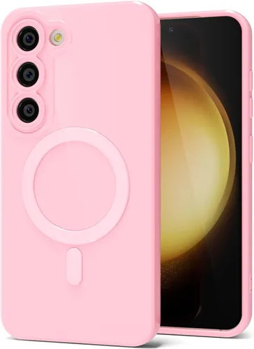 Miniatura 113 de Svanove para Samsung Galaxy S22 Funda de teléfono de silicona magnética, compatible con Magsafe, linda para mujeres, brillante color brillante, gel