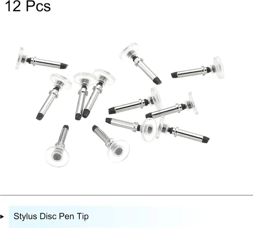 Miniatura 3 de MECCANIXITY 12 unids 0.276 in Stylus Pen Disc Punta Fina Universal Reemplazo Alta Precisión para 2 en 1 Stylus Pen Dispositivos de Pantalla Táctil