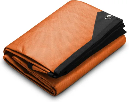 Arcturus XL - Lona de supervivencia – Lona térmica reflectante aislada para campamento, 8.5 x 12 pies (naranja)