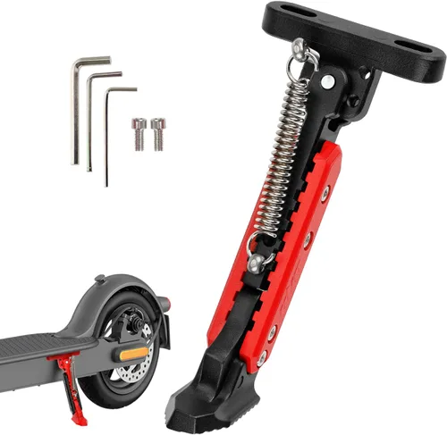 ulip Patinetes eléctricos Soporte de estacionamiento ajustable Accesorios de repuesto para Gotrax G4 Hiboy S2 Pro Xiaomi M365 1S Pro Pro2 MI3 Negro