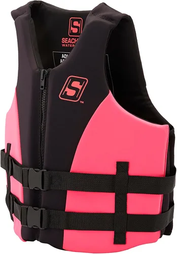 Miniatura 2 de Seachoice Evoprene - Chaleco salvavidas multideporte, nivel 70, tallas de niño a adulto Rosa/Negro