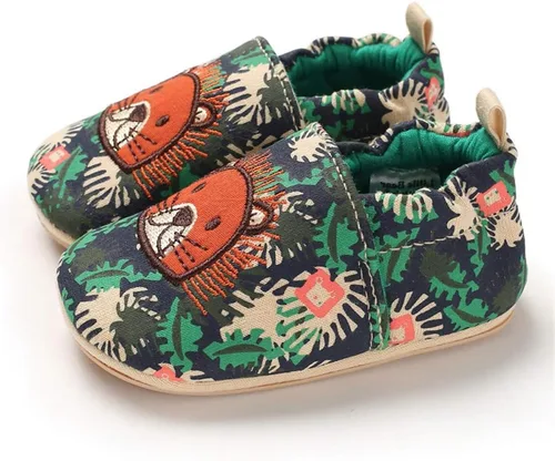 Miniatura 4 de LAFEGEN Zapatos para caminar para bebé, niño, niña, antideslizantes, suela suave, para bebés, recién nacidos, mocasines para primeros pasos