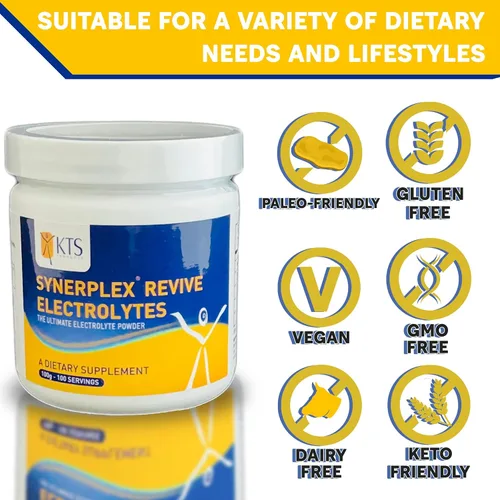 Miniatura 4 de Synerplex® El polvo de electrolitos Revive es la mejor y más completa fórmula de electrolitos disponible. Ayuda a hidratar, desintoxicar y reducir
