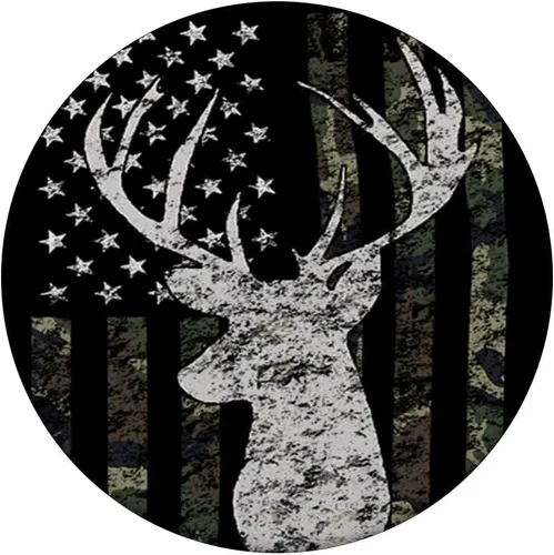 Miniatura 3 de Bandera de camuflaje de caza de ciervos Buck – PopSockets Grip y soporte para teléfonos y tabletas