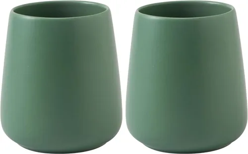 Miniatura 10 de Soporte para cepillos de dientes gris para baño, soporte de cerámica para cepillos de dientes, soporte para pasta de dientes, taza de enjuague bucal