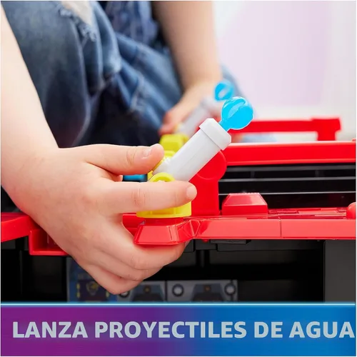 Miniatura 7 de Paw Patrol: The Mighty Movie, Cuartel General Portaaviones, con Figura de Acción de Chase y Mighty Pups Cruiser, Juguetes para Niños y Niñas de 3+