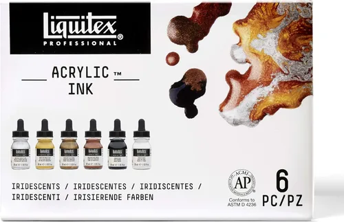 Miniatura 12 de Liquitex Tinta acrílica profesional, 1 oz (1.0 fl oz), juego de colores esenciales, juego de 6 Esencial - Juego de 6