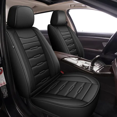 Miniatura 23 de AOMSAZTO 2 fundas de asiento delantero de automóvil, ajuste personalizado para Honda Accord 2003-2017, protector de asiento de coche de piel