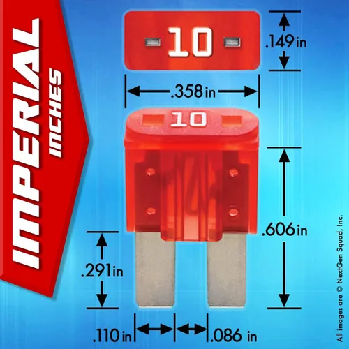 Miniatura 6 de Micro2 APT ATR 120 piezas surtidas de fusibles comerciales para automóviles (119 fusibles de hoja + extractor de fusibles) 5A 7.5A 10A 15A 20A 25A