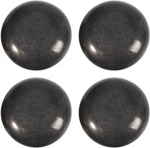 Miniatura 4 de Master Massage Paquete de herramientas de masaje de piedra caliente de basalto negro con forma de contorno de 10 piezas, piedras de lava negra