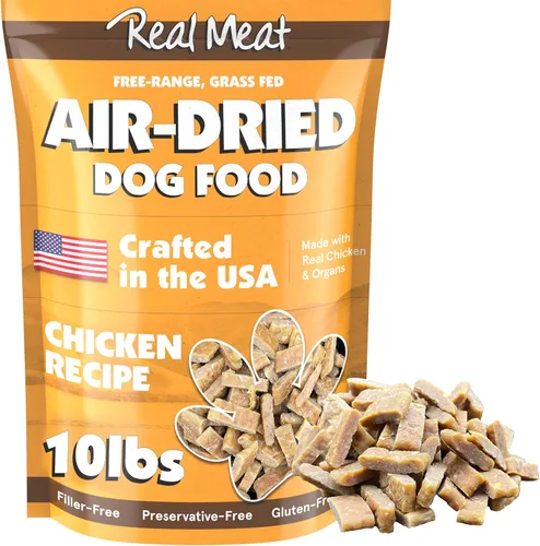 Miniatura 20 de TRMC Real Meat Alimento para Perros Secado al Aire con Carne de Res Real - Bolsa de 2 lb de Alimento para Perros Real Sin Cereales Elaborado