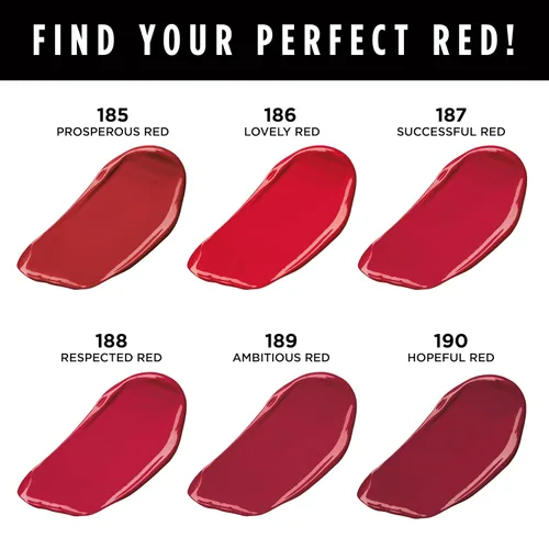 Miniatura 5 de L'Oreal Paris Colour Riche Lápiz Labial Rojo, de Larga Duración, Acabado Satinado a Prueba de Manchas con Aceite de Argán Hidratante y Vitamina E