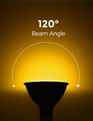 Miniatura 7 de LOHAS - Bombillas amarillas para insectos para exteriores, luz de inundación LED PAR38 para exteriores, equivalente a 150-200 W, 2000 K,