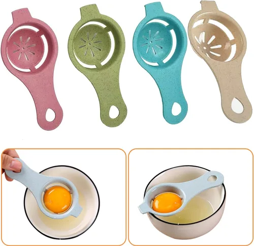 Separador de huevos, herramienta separadora de yema de huevo, removedor de yema de huevo, dispositivo fresco, cortador de huevos, separador de clara