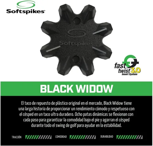 Miniatura 2 de Softspikes Black Widow - Tacos de golf