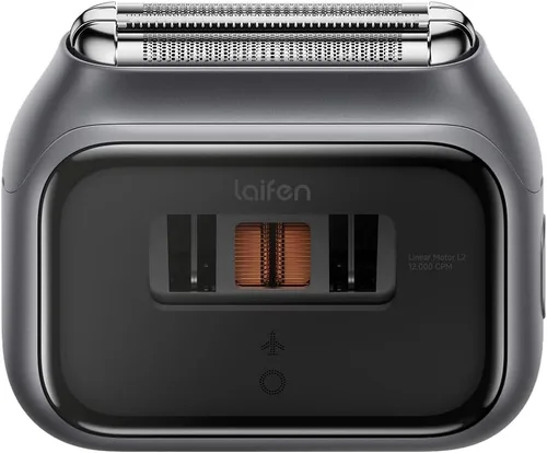 Miniatura 10 de Laifen P3 Pro - Afeitadora eléctrica de 3 cuchillas, motores lineales duales de alta velocidad, 12,000 cortes/minuto, tiempo de funcionamiento
