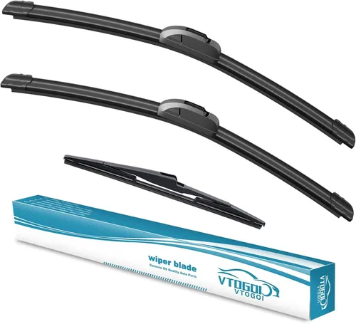 Miniatura 41 de VTOGOI escobillas de limpiaparabrisas con juego de escobillas traseras para BMW X3 2004-2010, repuestos de limpiaparabrisas automotrices, que