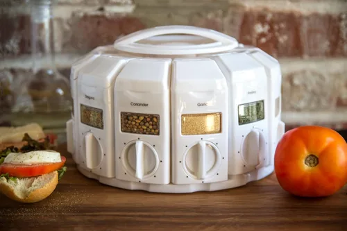 Miniatura 69 de KitchenArt 57010 Select-A-Spice Carrusel de medición automática serie profesional, satinado