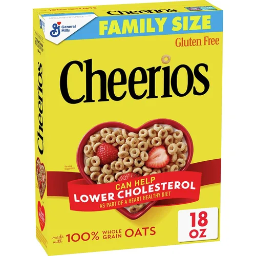 Miniatura 18 de Cheerios Taza de cereales para desayuno, sin gluten, cereales de una sola porción, 1.3 onzas (paquete de 12)