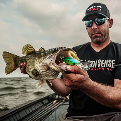 Miniatura 6 de 6th Sense Crush Deep Diving Crankbait - Señuelo de pesca de alta calidad en aguas profundas con detalles 3D, ganchos de níquel negro afilados