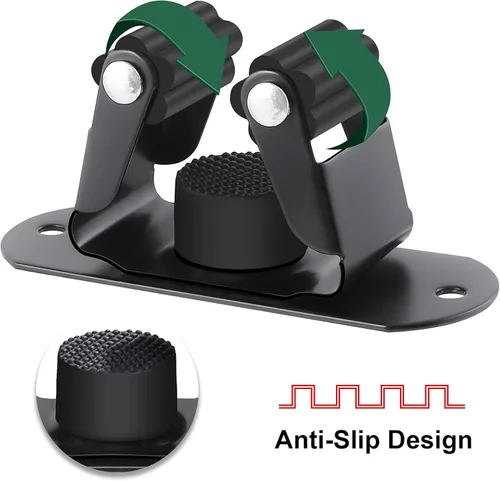 Miniatura 3 de HYRIXDIRECT Soporte para escoba autoadhesivo sin necesidad de perforación, montaje en pared, organizador para fregona y escoba con gancho