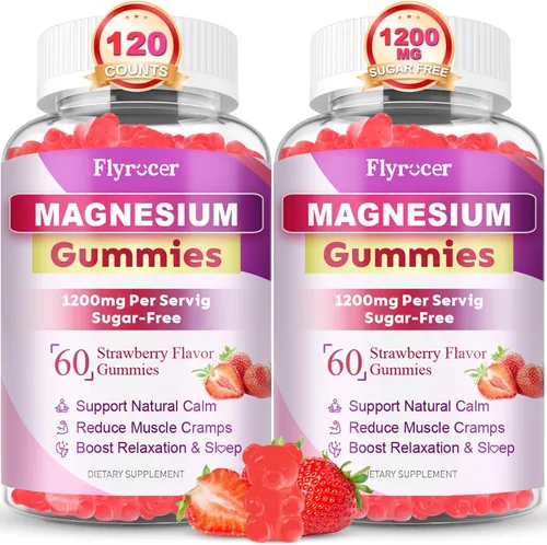 Miniatura 8 de Gomitas de magnesio L-treonato - Gomitas de treonato de magnesio para niños y adultos, apoya la función cognitiva, la salud del cerebro