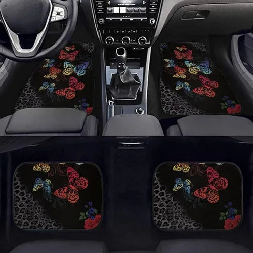 Miniatura 14 de Tapetes personalizados para piso de automóvil, alfombras personalizadas para piso de automóvil con tu nombre de imagen personalizado, texto, juego