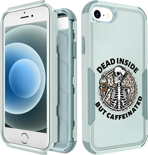 Miniatura 59 de para iPhone 11 - Funda para mujeres y niñas, diseño único estético, mariposa azul kawaii para adolescentes, funda protectora resistente, dura, a