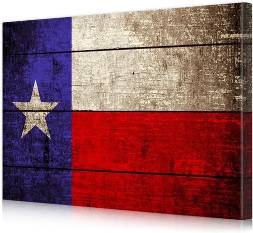 Miniatura 18 de DECORARTS - Arte de pared rústico de la bandera del estado de Arizona, fabricado en Estados Unidos, impresión de lienzo giclée de archivo, lienzo