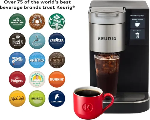 Miniatura 9 de Keurig K-2550 - Cafetera de una sola porción para empresas medianas, plomada, plata/negro