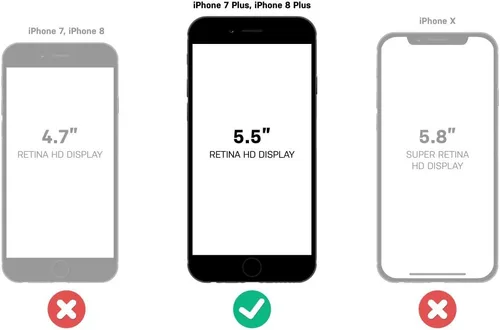 Miniatura 2 de OTTERBOX Commuter Series - Funda solo para iPhone 8 Plus y iPhone 7 Plus, embalaje al por menor, Aqua Mint Way (Aqua Mint/Mountain Range Green)