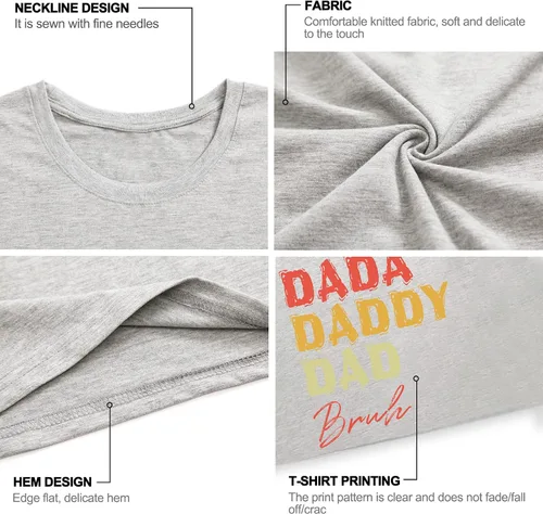 Miniatura 4 de Regalos para papá, regalos navideños personalizados para papá de hija e hijo, camisassudaderas personalizadas con fotos