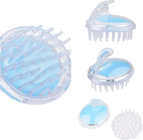 Miniatura 3 de Kare & Kind Kit de masaje para el cuero cabelludo, 1 masajeador de garras con bola y 2 cepillos de masaje de champú, relaja y rejuvenece, estimula